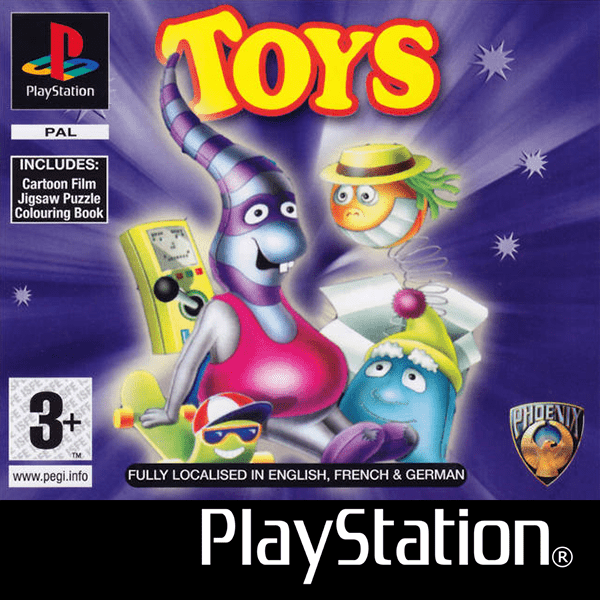 Toys R Us Interactive CD Sampler Disc box art for Playstation